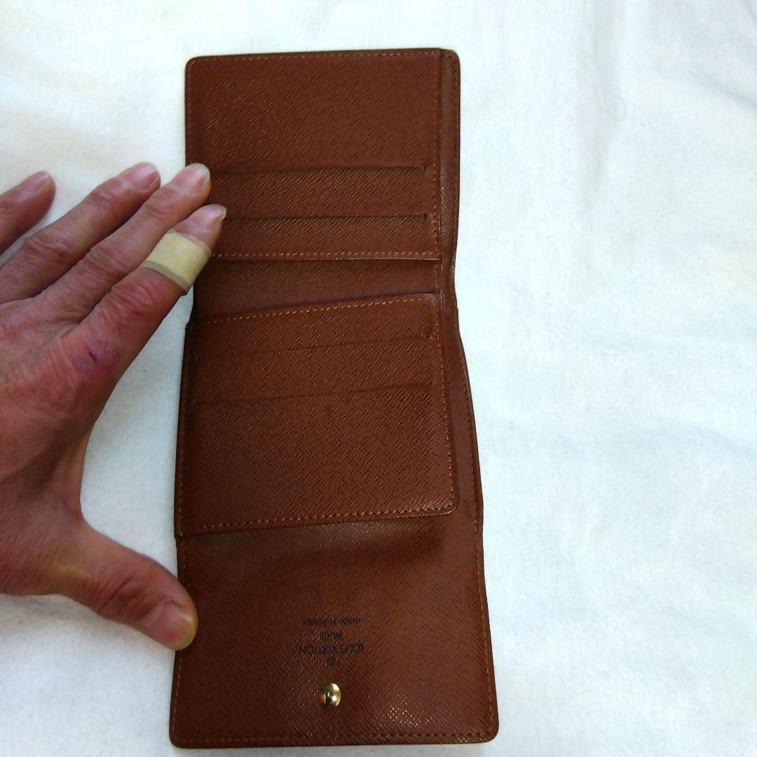 （美品）ルイヴィトンモノグラムM61652三つ折り財布
