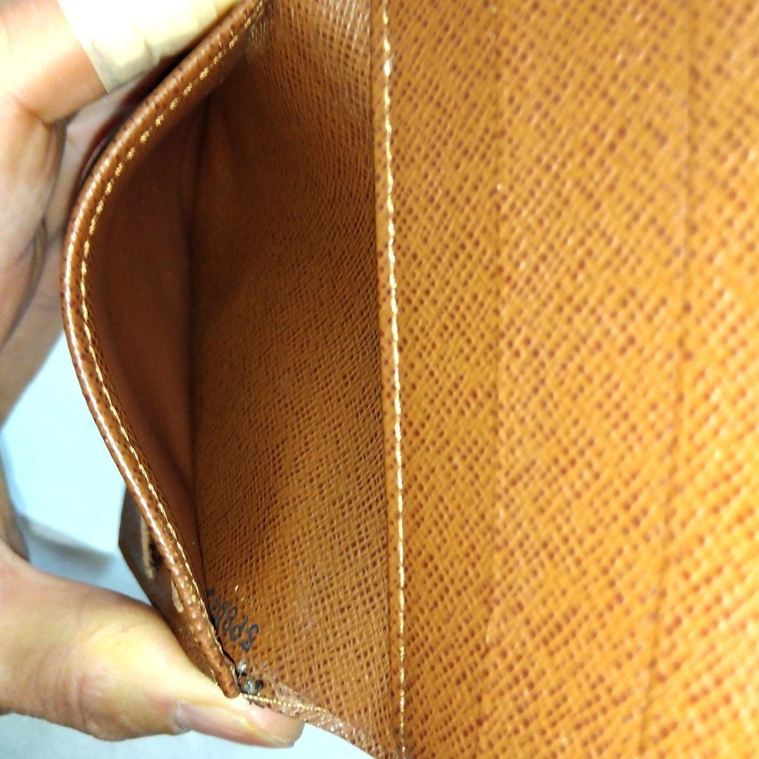 （美品）ルイヴィトンモノグラムM61652三つ折り財布