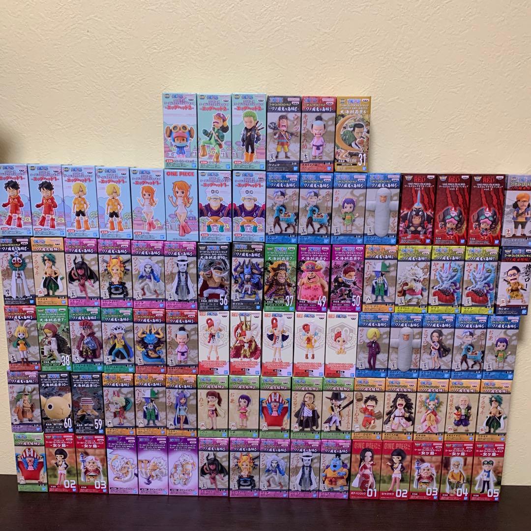 ワンピース ワーコレ　ワールドコレクタブルフィギュア　まとめ売り　86個