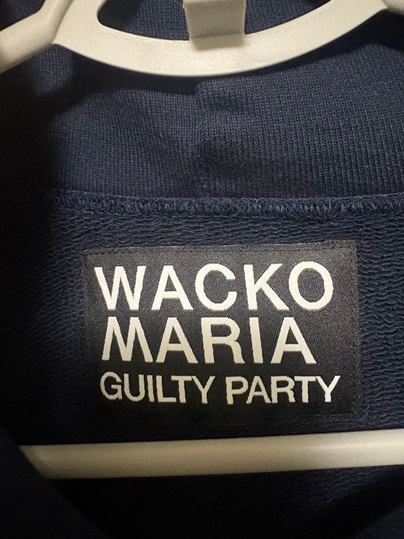 WACKO MARIA ダークネイビー パーカー ワコマリア Lサイズ 美品