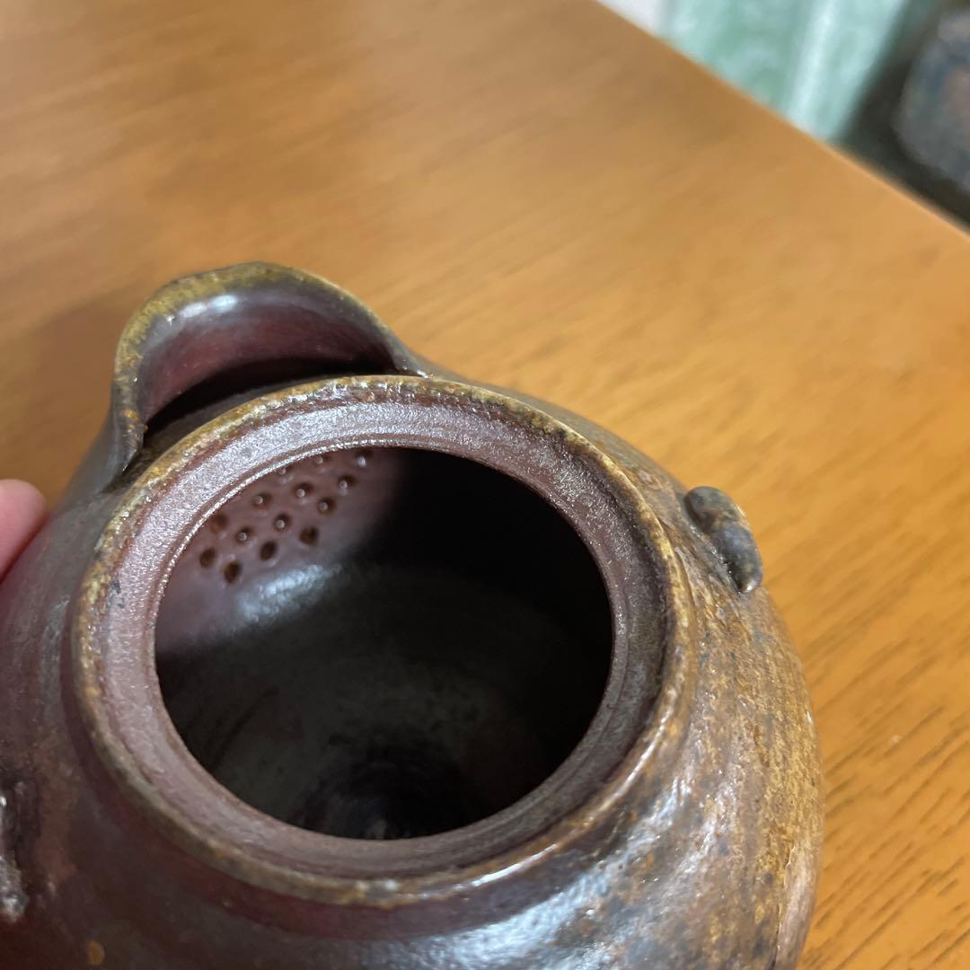 備前焼 宝瓶 竜のつまみ