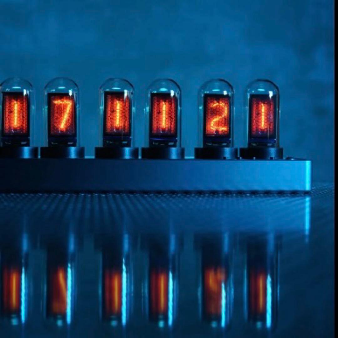 ニキシー管シミュ　置き時計hachisanmaru MARVEL TUBES