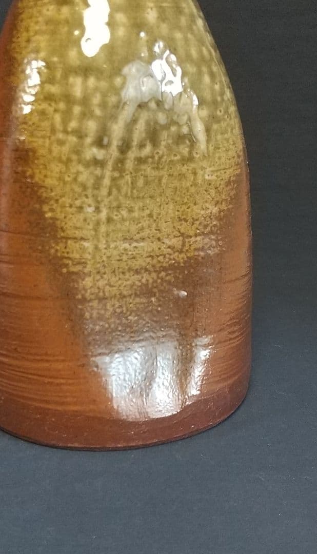 舟徳利花入 (備前)