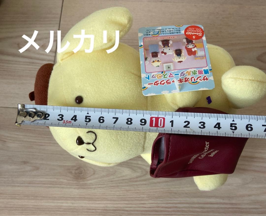 サンリオ　ポムポムプリン　ぬいぐるみ　マスコット　平成レトロ　激レア　SEGA