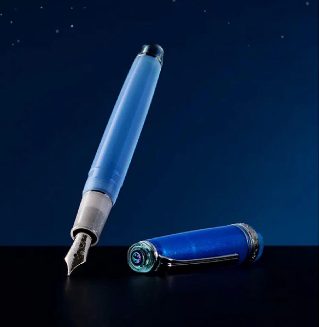 新品箱ありアンコーラ万年筆プロギア地球