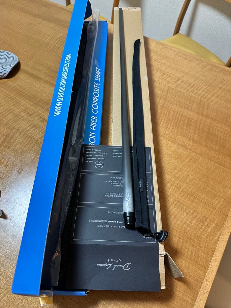 David loman Pro ビリヤードキューシャフト。12,5mm