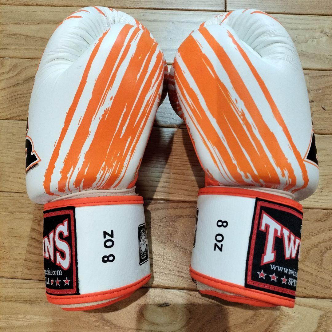 TWINS ボクシンググローブ 8oz オレンジ