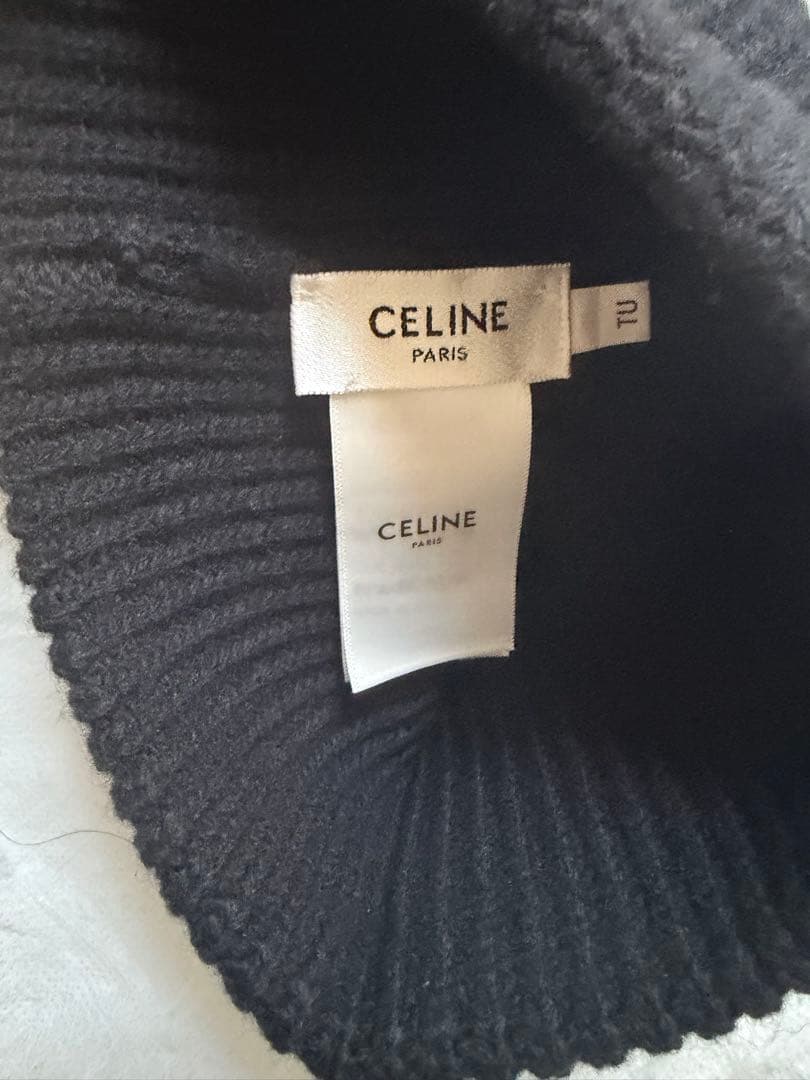 CELINE LUCKY LOVER ビーニー　ニット帽22ss エディ期