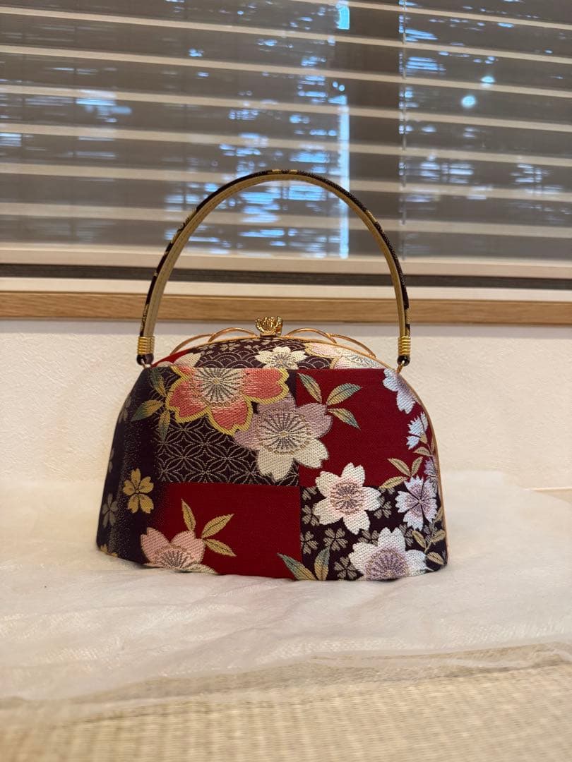 【みろく】【ほぼ新品】和装　バッグ　ハンドバッグ　和服 成人式　草履