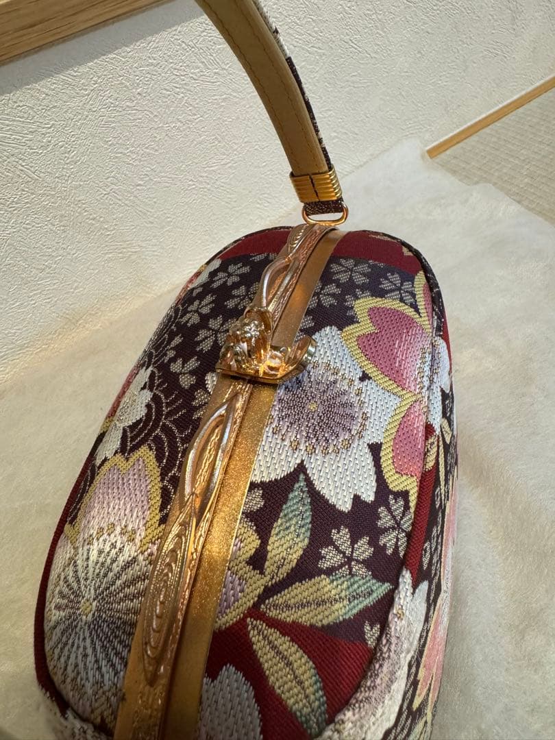 【みろく】【ほぼ新品】和装　バッグ　ハンドバッグ　和服 成人式　草履