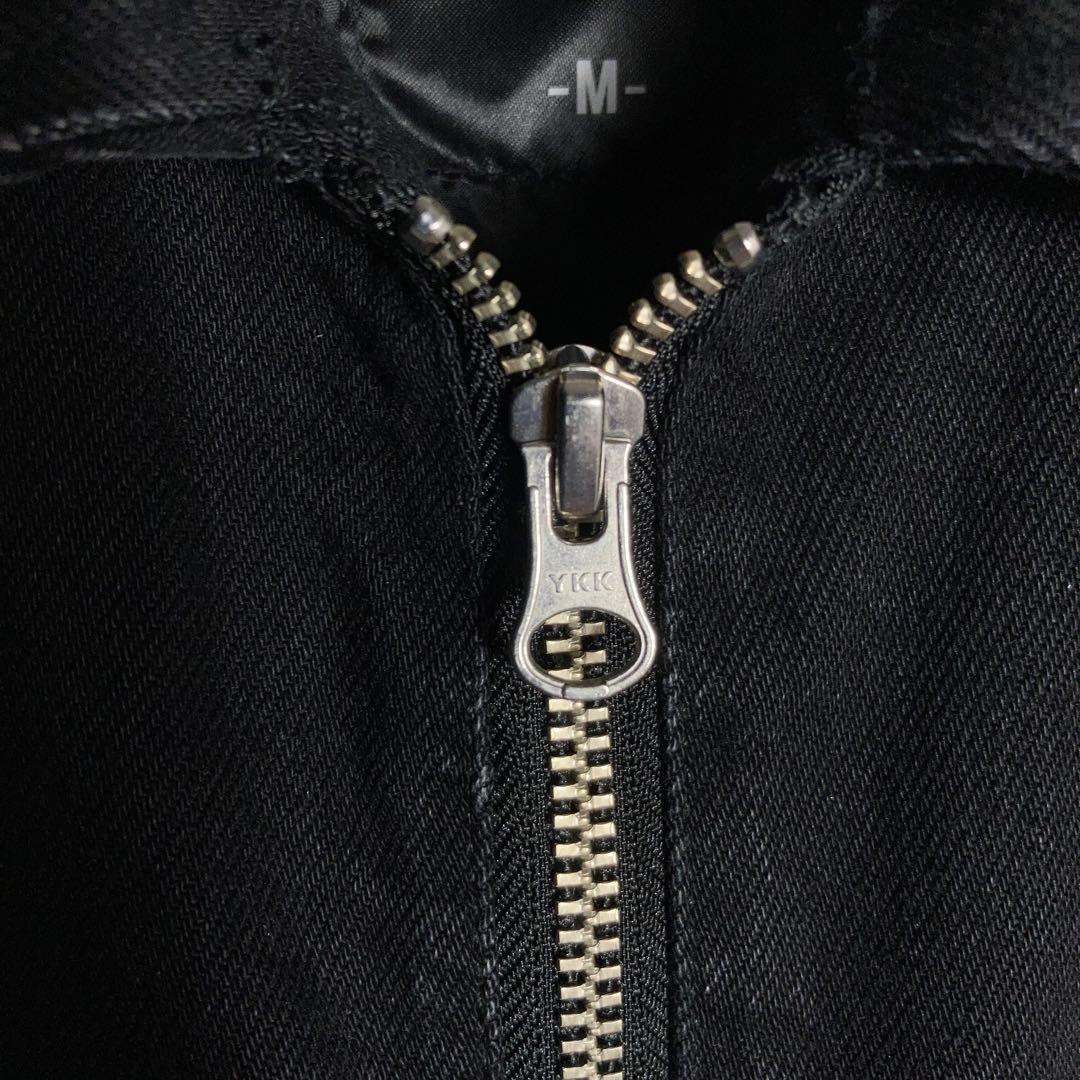 FTC‼︎ ジップブルゾン ジャケット ワンポイントロゴ 黒 M.