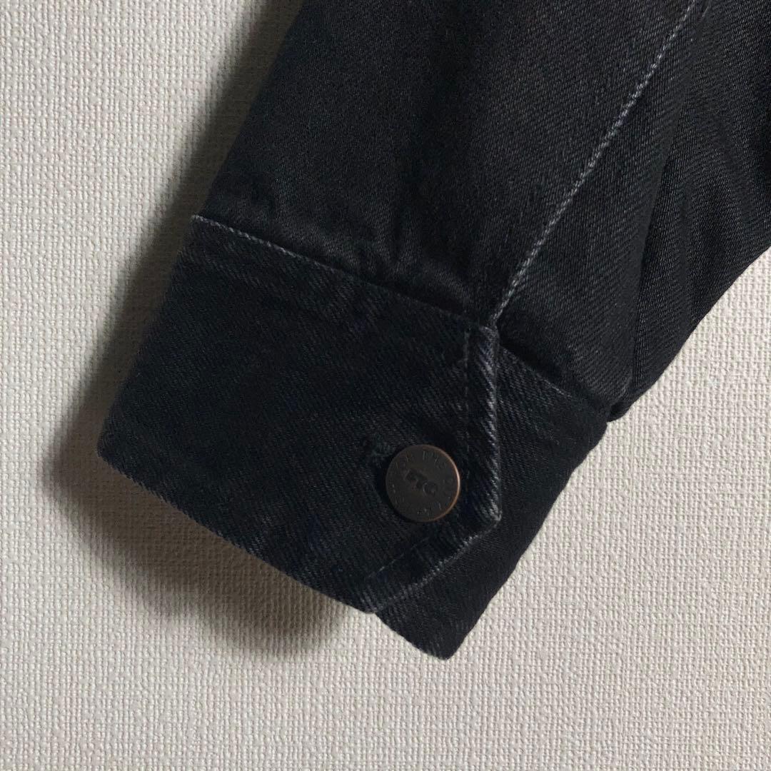 FTC‼︎ ジップブルゾン ジャケット ワンポイントロゴ 黒 M.