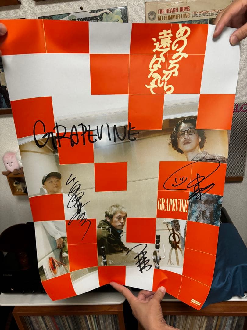 GRAPEVINE サイン入りポスター