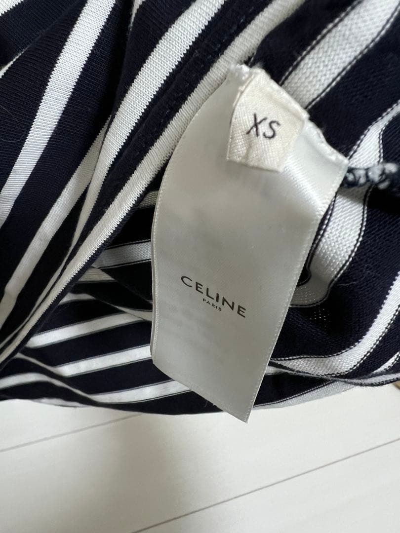 CELINE ボーダーカットソー