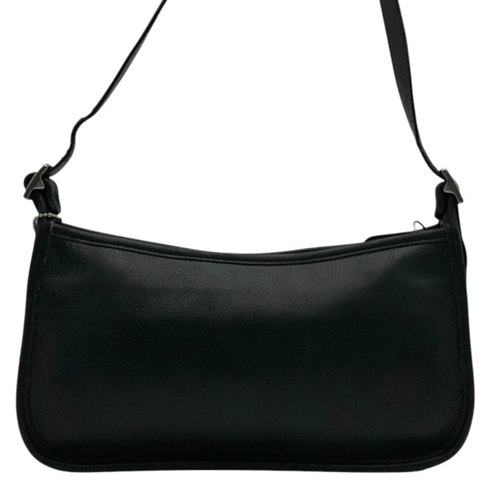 【美品・希少】OLD COACHオールドコーチ　ショルダーバッグ　ブラックレザー