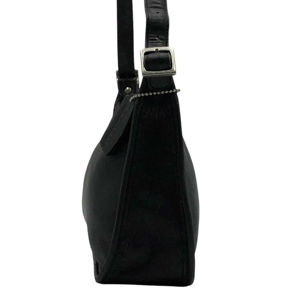 【美品・希少】OLD COACHオールドコーチ　ショルダーバッグ　ブラックレザー