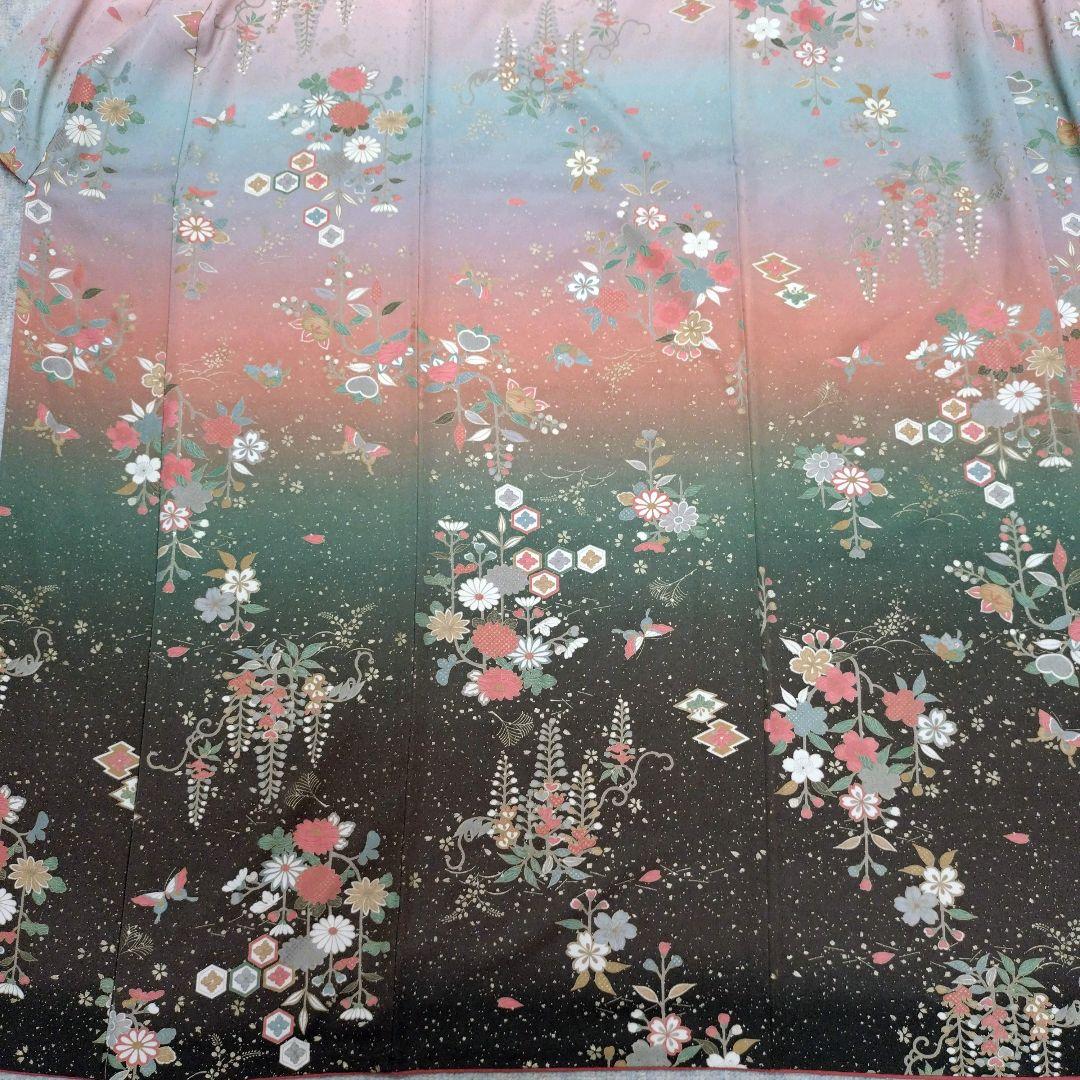 733　半額セール　やまと誂え　正絹　友禅　訪問着　 4点フルセット