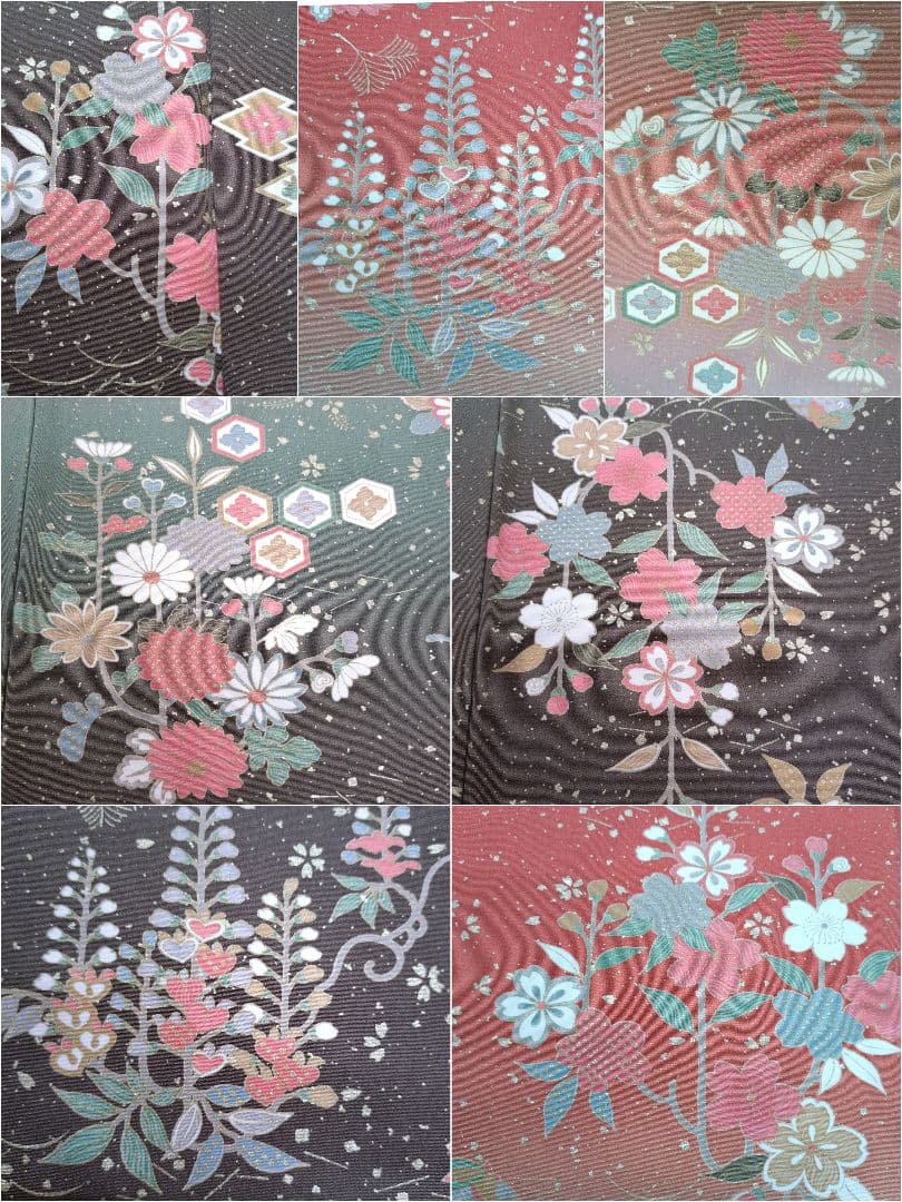 733　半額セール　やまと誂え　正絹　友禅　訪問着　 4点フルセット