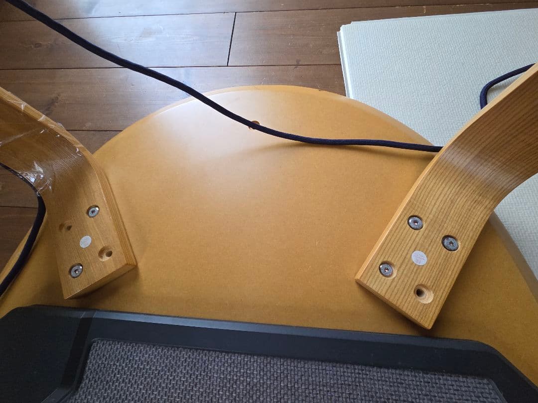 無印良品 木目調 楕円形こたつ 1300×750×350mm