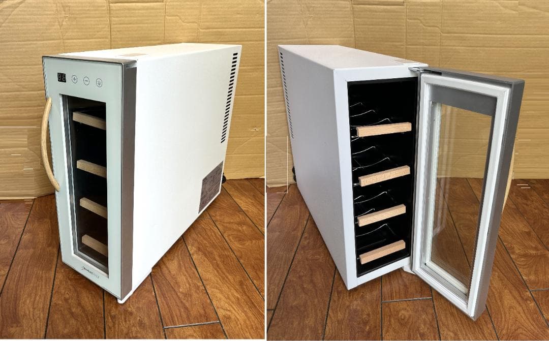 美品 deviceSTYLE CE-4W 4本収納用 ワインセラー ペルチェ方式