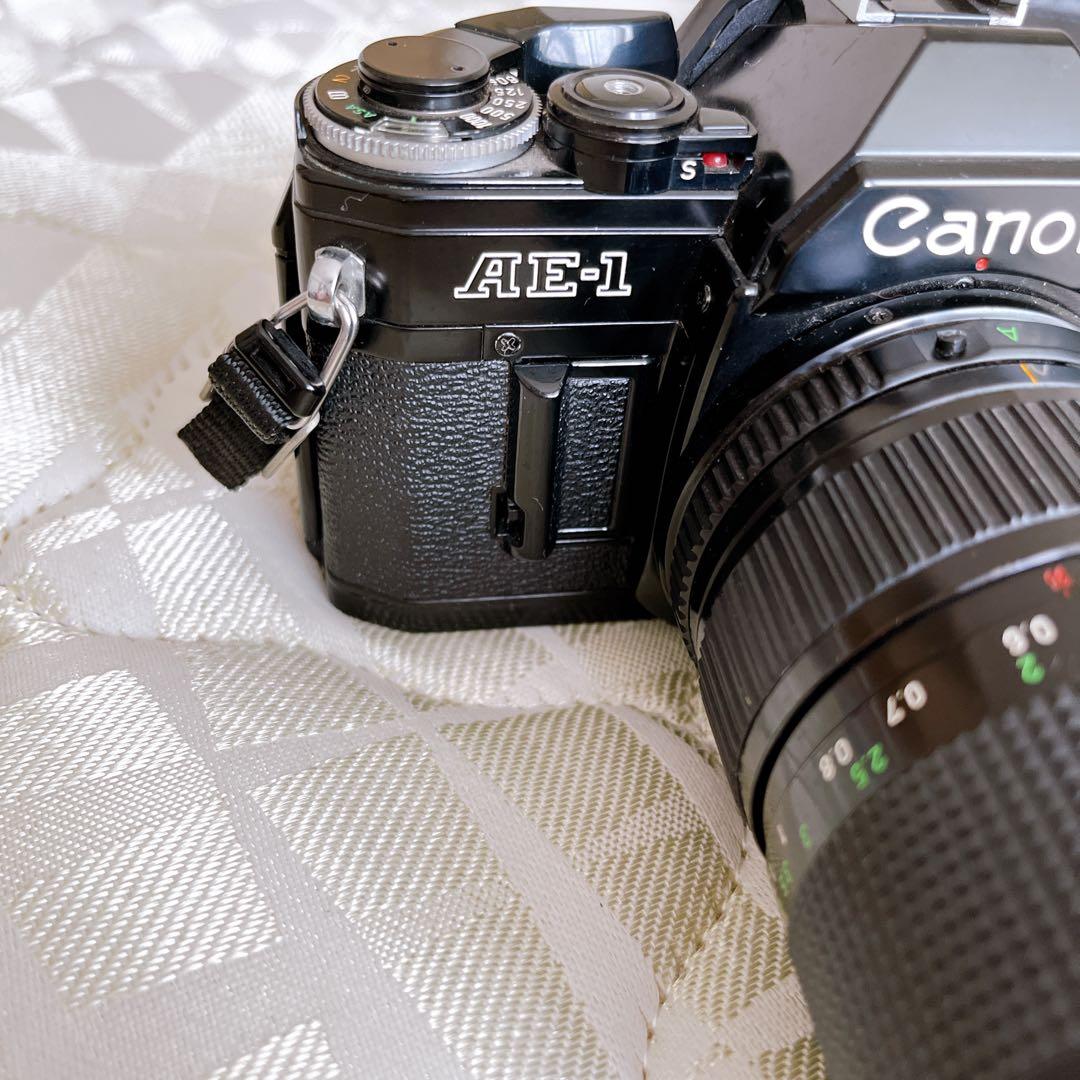 Canon AE-1 ズームレンズ ストロボ ストラップ セット