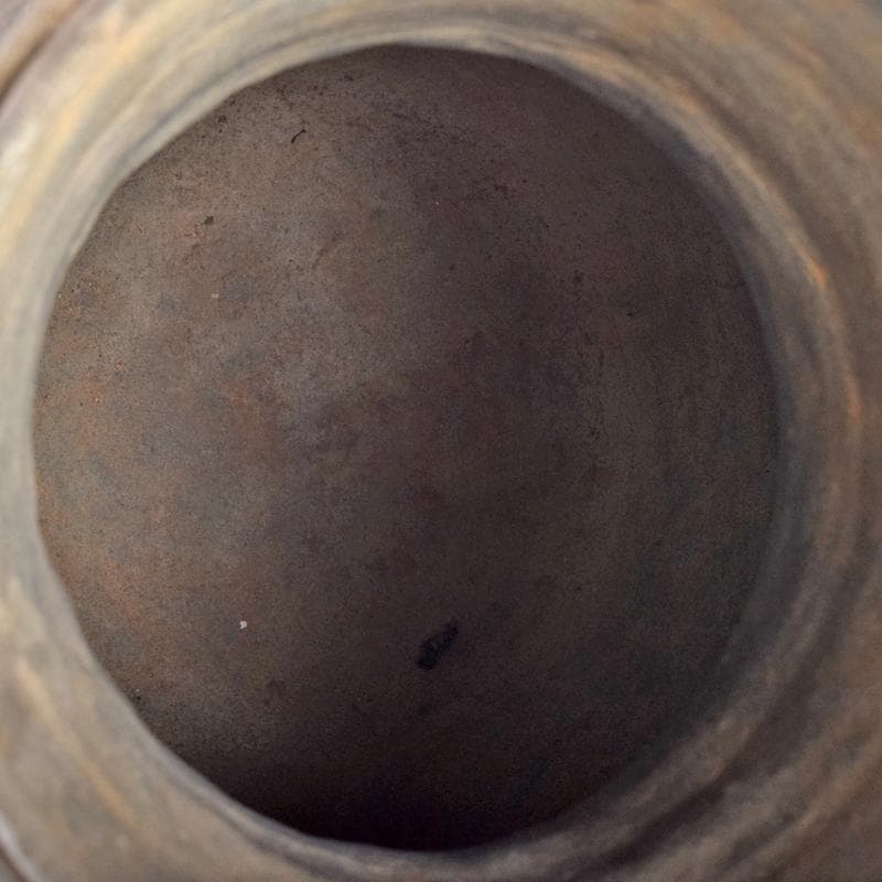 朝鮮美術　須恵器　新羅土器　新羅無細土　壷　V　R7929B