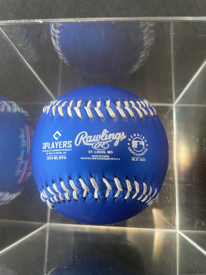 大谷翔平サインボールとLA Dodgersリングセット(2024)