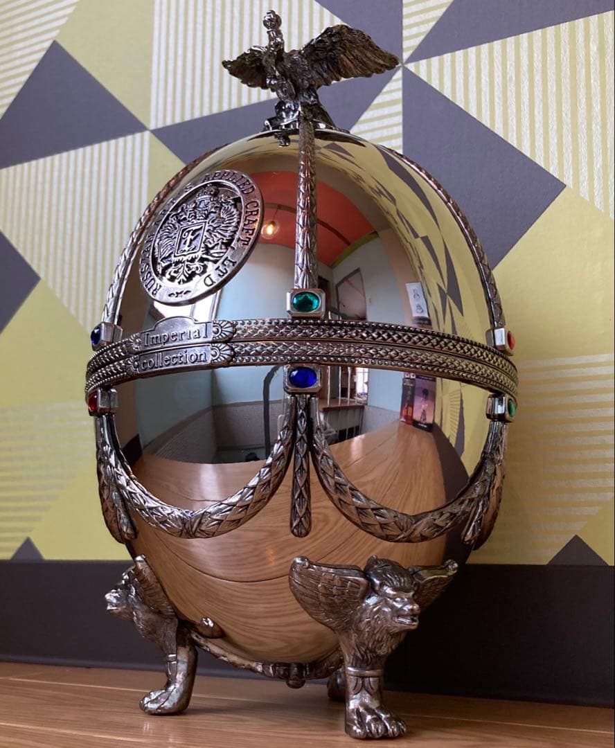 ラドガ インペリアルコレクション シルバー 空瓶 置物 アンティーク オブジェ