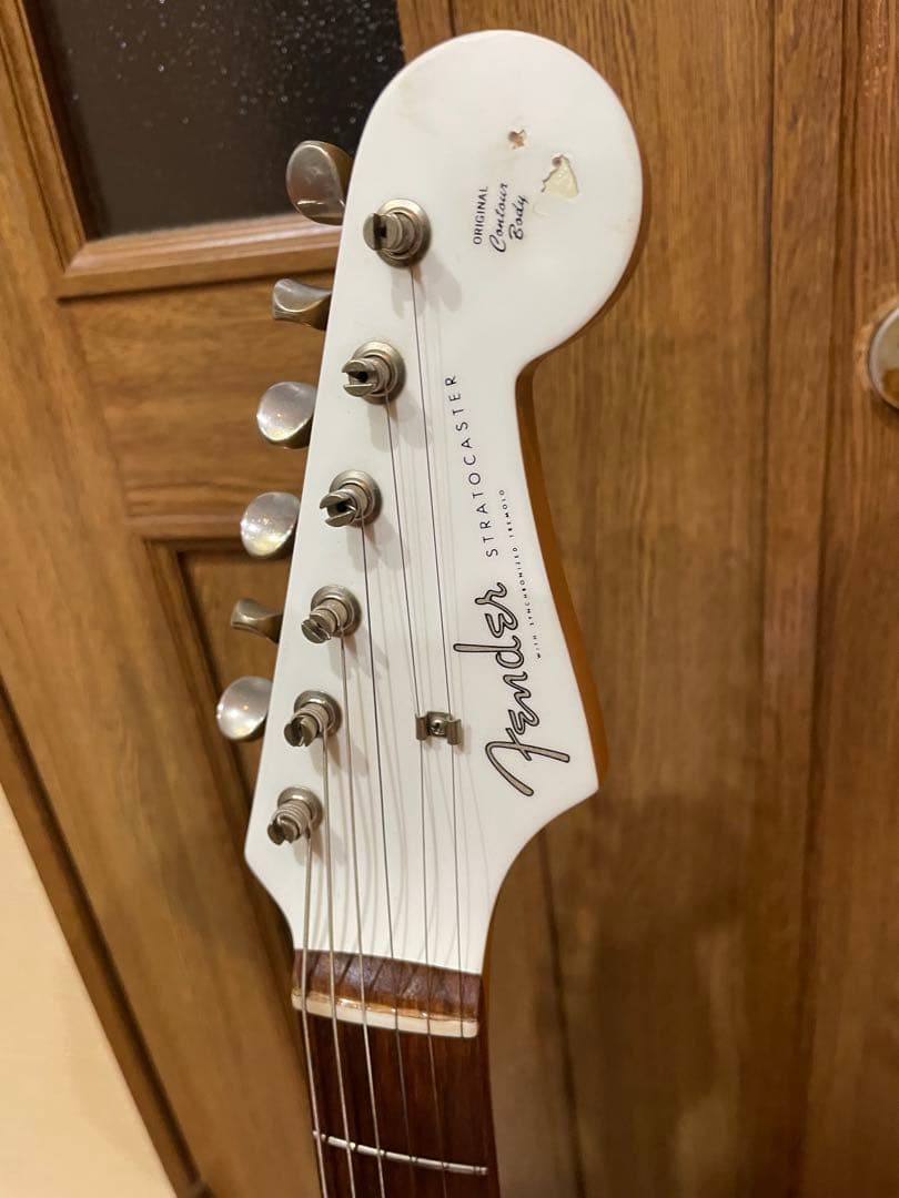 Fender Japanストラト オリンピックホワイト マッチングヘッド