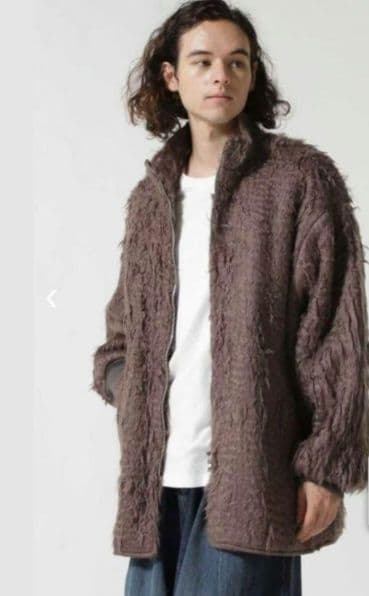 che 定価74800円　needles ファー　コート　フリース　ボア