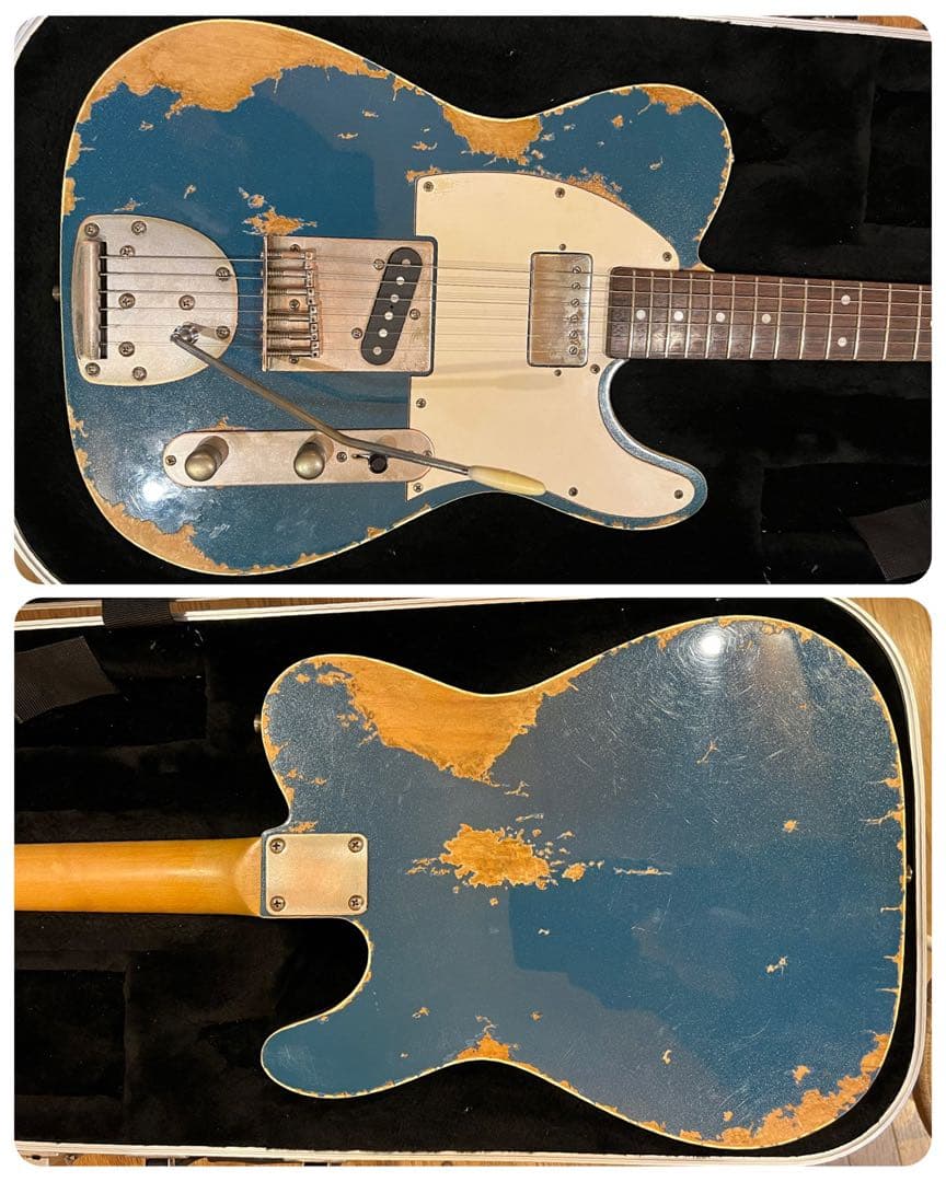 ハードレリックTL.Wバインディング/フローティングトレモロ/ダックブルー