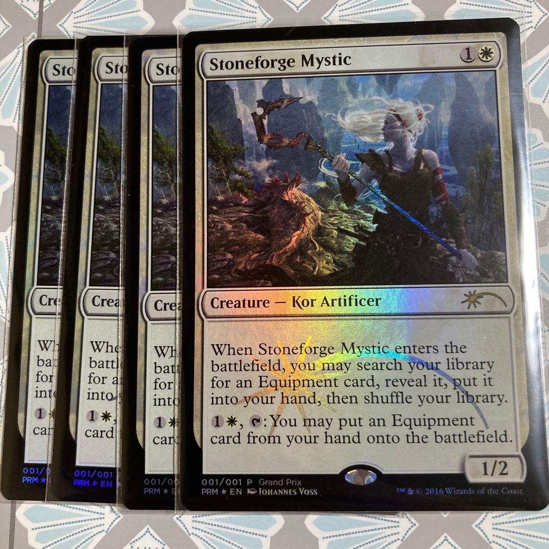 MTG 石鍛冶の神秘家　プロモfoil 4枚