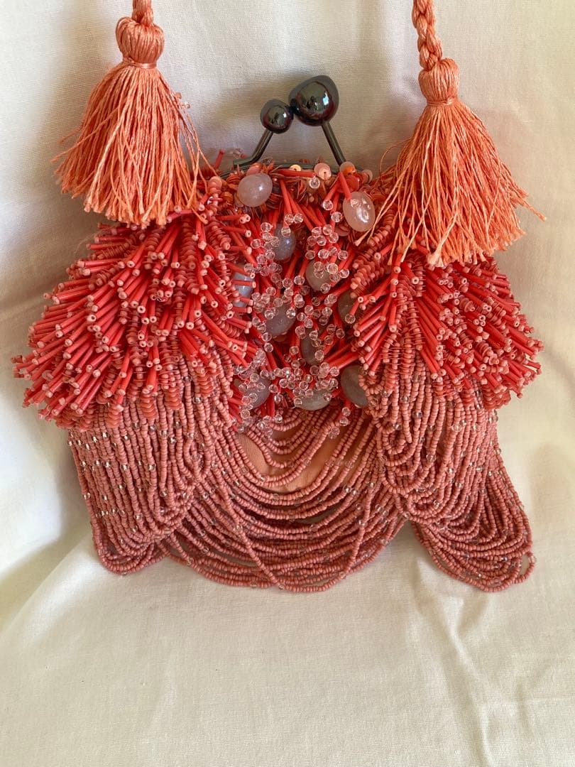 ジャマンピュエッシュ　ビーズドレープバッグ