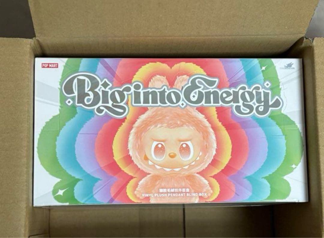ラブブ V3 BigIntoEnergy Labubu ぬいぐるみ 1 ボックス