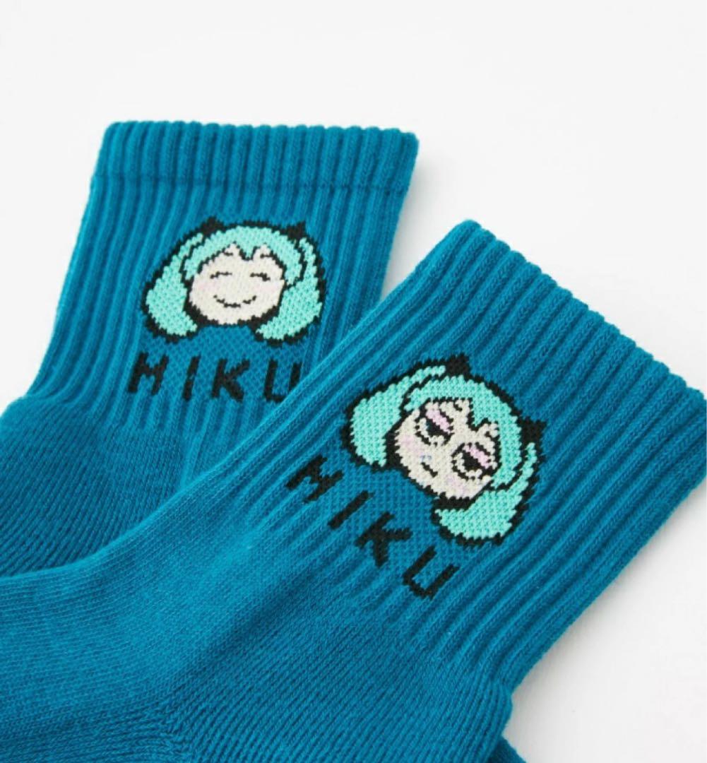初音ミク MIKUMOJI JACQUARD SOCKS R4G