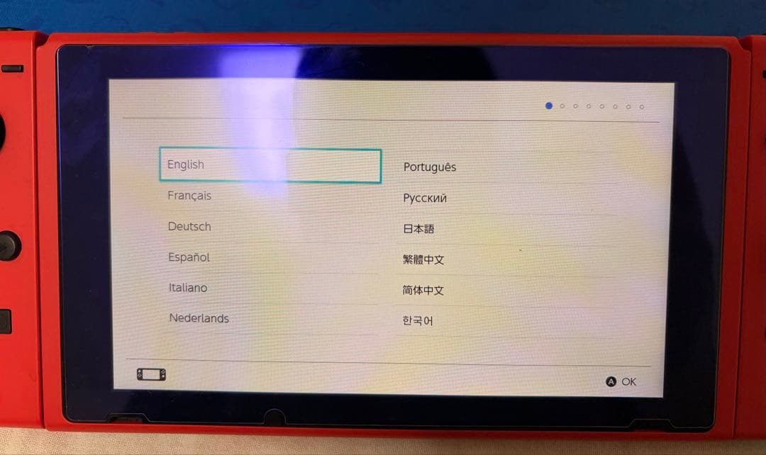 Nintendo Switch マリオレッド×ブルー セット【箱無し】