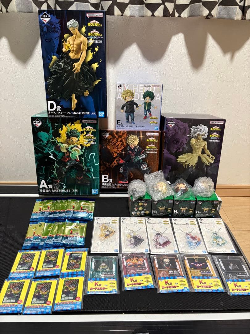 僕のヒーローアカデミア ラスト賞、A.B.C.D.E賞その他下位賞セット