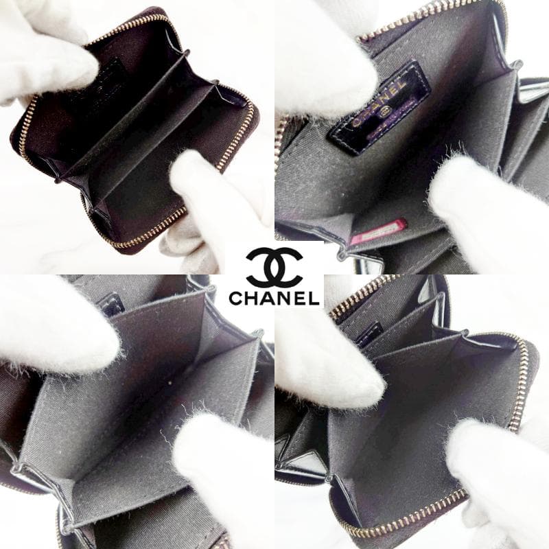 超美品　CHANEL　マドモアゼル　マトラッセ　カードケース