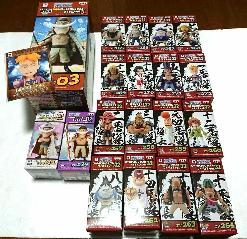 ワンピース ワールドコレクタブルフィギュア 白ひげ海賊団 vol. 32 33