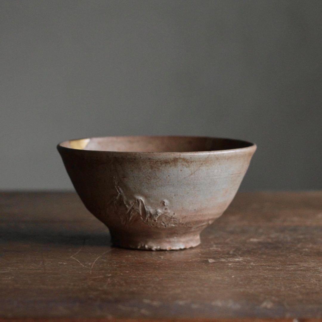 李朝 堅手 茶碗 朝鮮美術 古美術 古道具 アンティーク 茶道具 李朝茶碗