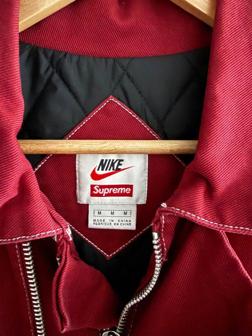 ジャケット・アウター Supreme NIKE Double Zip Work Jacket Red