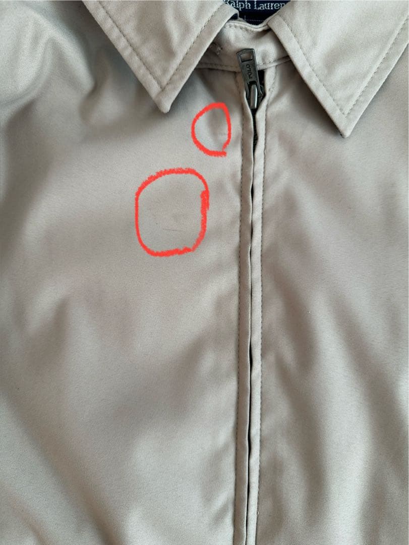 【LL】POLO RALPH LAUREN スイングトップ　ベージュ