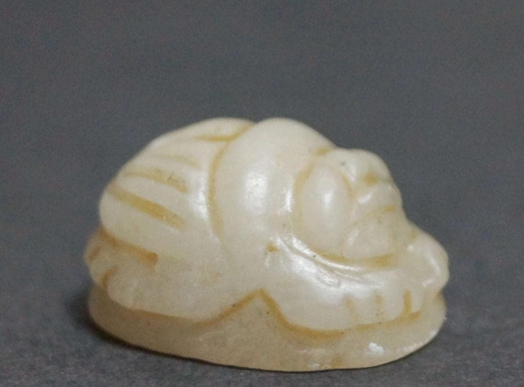 古代エジプトスカラベ(フンコロガシ)刻『人物像』メノウ瑪瑙印章