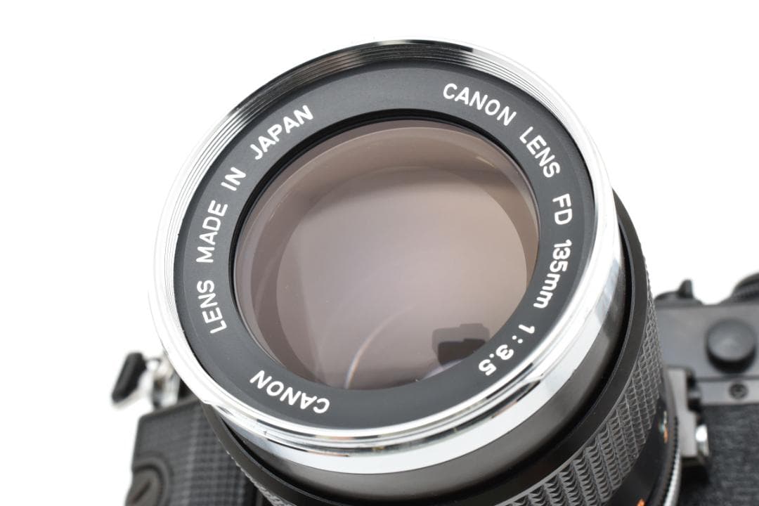 Canon A-1 ＋ FD135mm F3.5 レンズセット 動作・光学良好