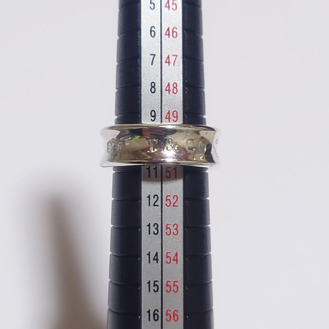 極美品 ティファニー リング ナロー 10号 1837 シルバー 1997