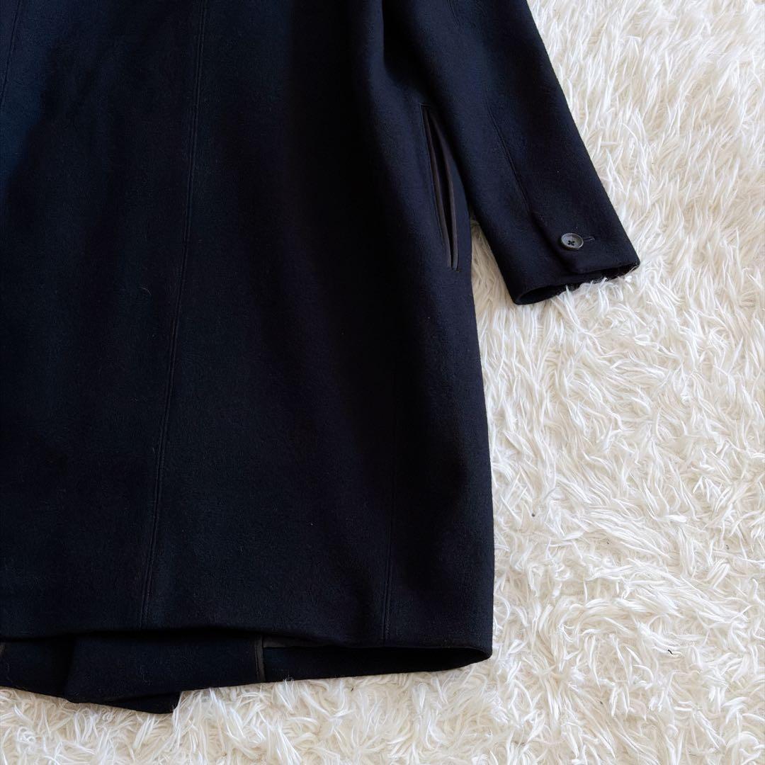 THE RERACS チェスターコート ロング ブラック 黒 38サイズ ウール