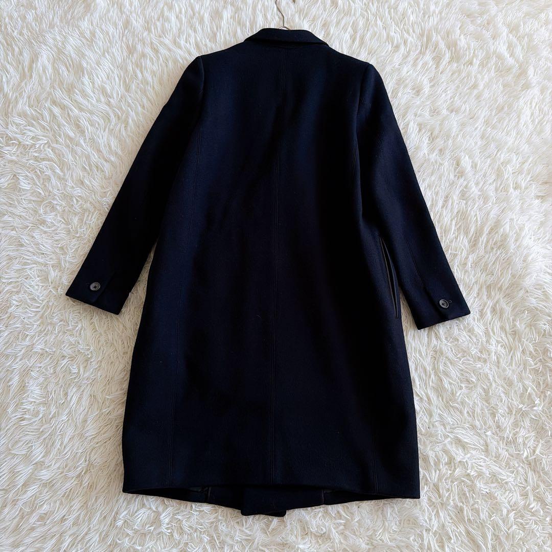 THE RERACS チェスターコート ロング ブラック 黒 38サイズ ウール