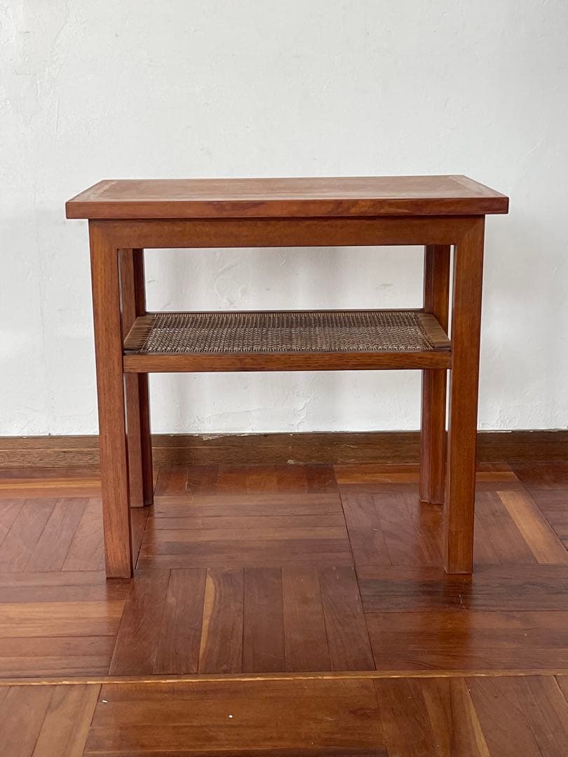 北欧 デンマーク ヴィンテージ チーク サイドテーブル
