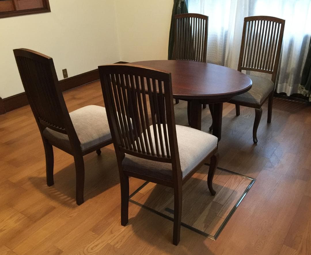 応接セット テーブル ダークブラウン (昭和レトロ ビンテージ クラシック)