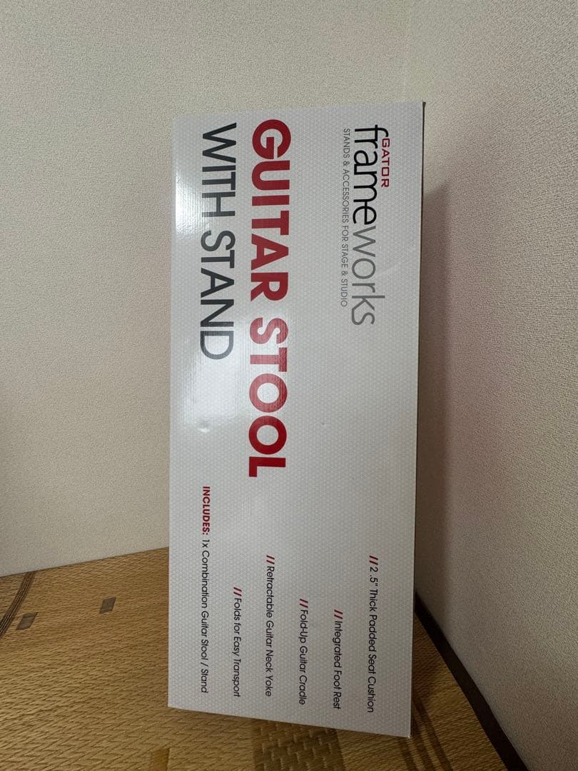 GUITAR STOOL WITH STAND+楽譜クリップ付き